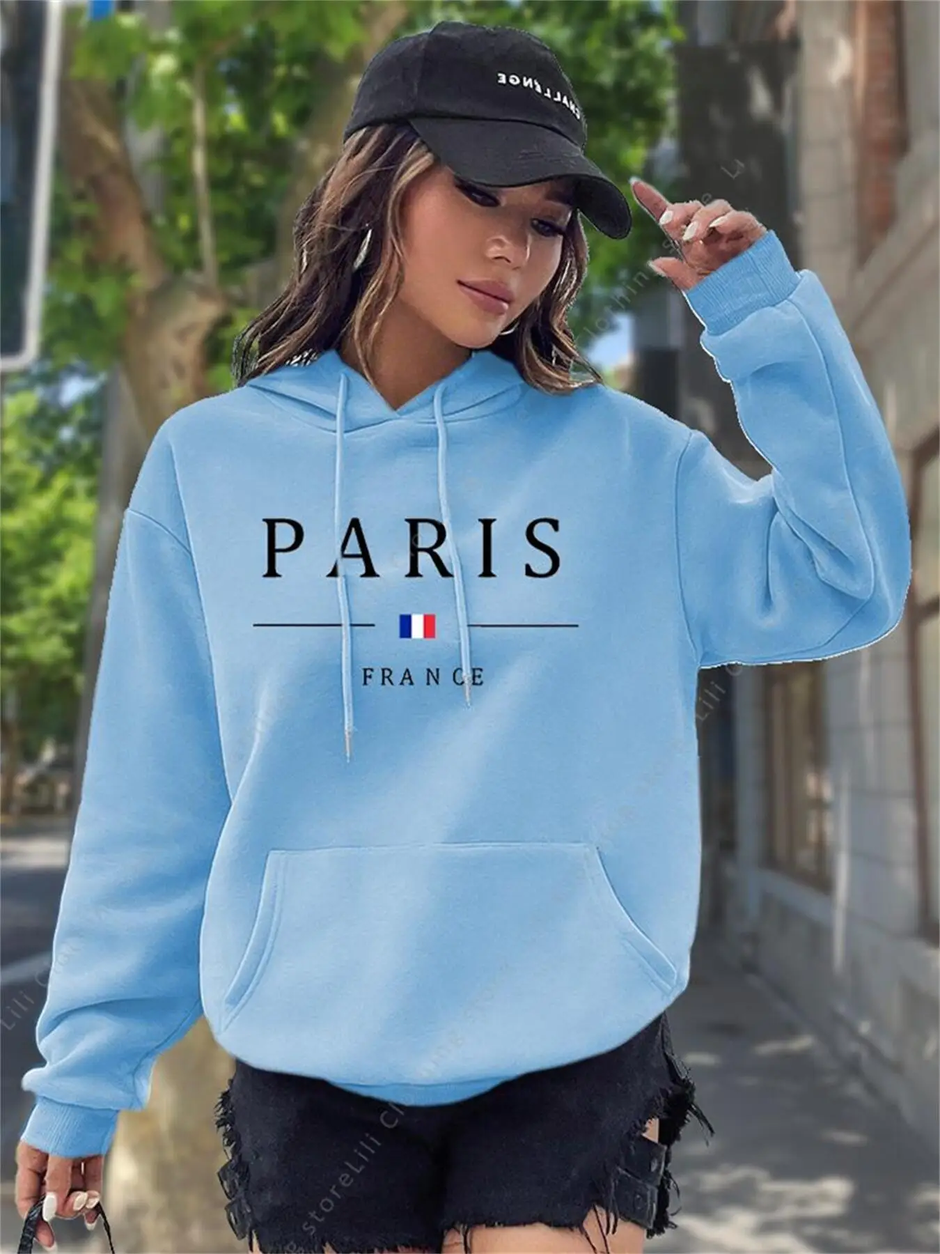 PARIS Grafische Letter Hoodies - Winter Clothing Drawing recensie en prijs