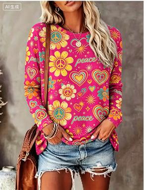 Dames T-shirt met lange mouwen - Winter Clothing For Women recensie en prijs