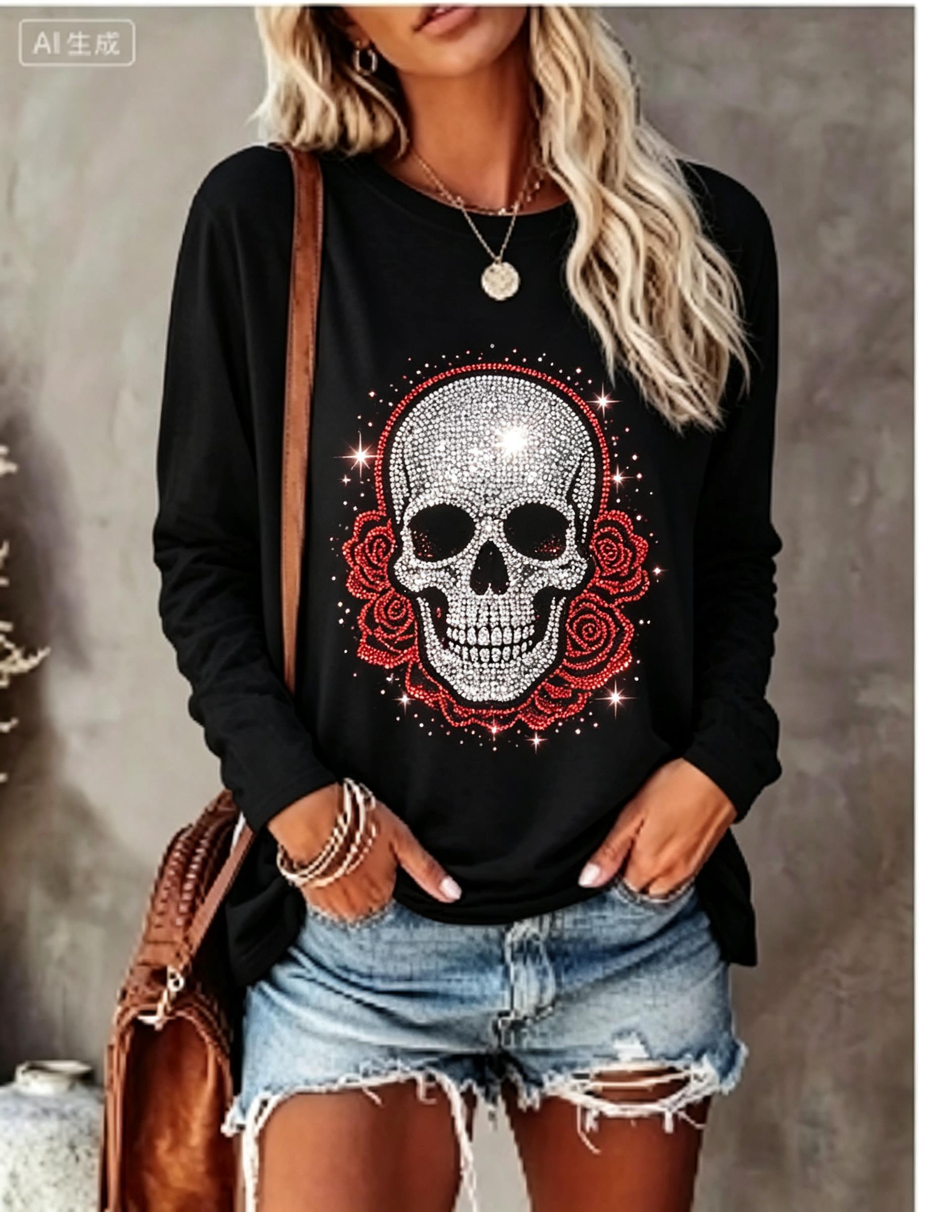 Dames T-shirt met lange mouwen - Winter Clothing For Women recensie en prijs